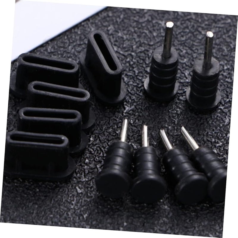 10 Pairs Black USB and Headphone Port Protectors Easy to Install - Image 5